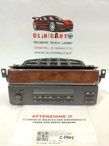 AUTORADIO BMW Serie 5 E39 Touring 65.12-8377005 8377005 M57306D1 (9603)