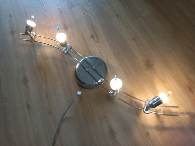 Lampadario o applique con faretti alogeni 70euro - Foto 2