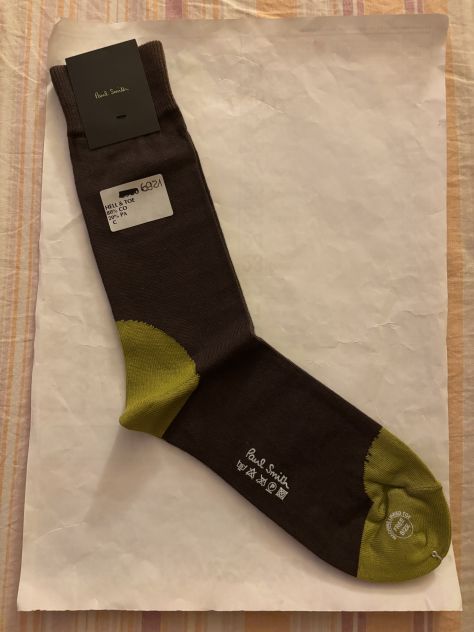 CALZE NUOVE IN COTONE DA UOMO FIRMATE ORIGINALI”PAUL SMITH”MADE IN ITALY - Foto 2