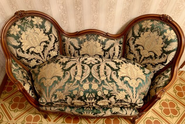 DELIZIOSO DIVANETTO STILE LUIGI FILIPPO - Foto 2