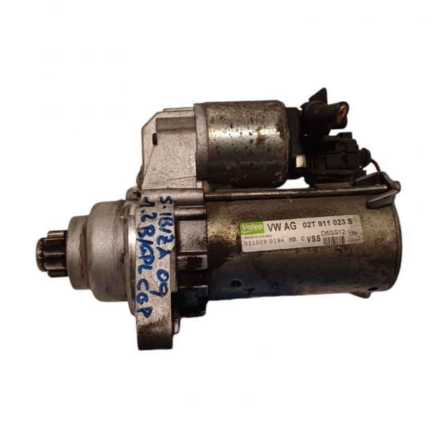 MOTORINO D' AVVIAMENTO SEAT Ibiza Serie 02T 911 023 S BZG, CGPA, CJLB Benzina 1200 (0812)
