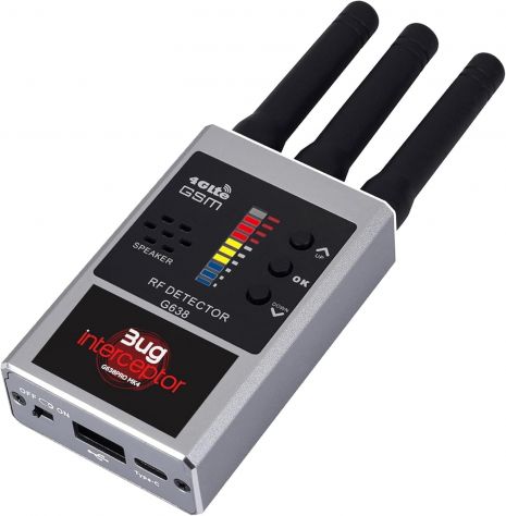 Rilevatore RF G638pro MK4 telecamere GPS WiFi privacy casa ufficio auto - Foto 3