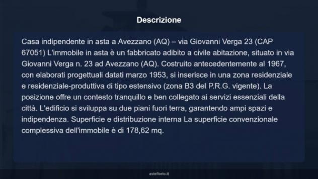 Immobile in asta di 178 m² con più di 5 locali in vendita a Avezzano - Foto 13