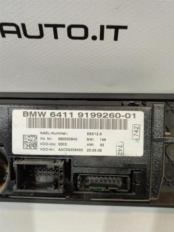 CENTRALINA CLIMA BMW Serie 3 E91 Touring 6411 9199260 N47D20C (0508) - Foto 4