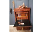 antico Secretaire scrittoio luigi filippo radica 1800 restaurato perfetto
