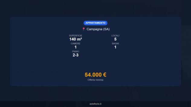 Immobile in asta di 140 m², box auto in vendita a Campagna - Foto 16
