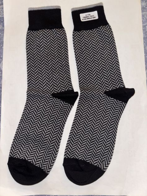 CALZE NUOVE DA UOMO IN COTONE ORIGINALI MARCA DEBERT MADE IN ITALY N’ 41/42 - Foto 2