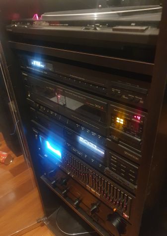 IMPIANTO STEREO TECHNICS CON AMPLIFICATORE SONY BLUETOOTH