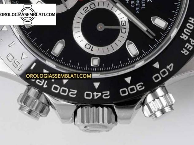 Rolex Replica DAYTONA 116500 1:1 BEST EDITION QUADRANTE NERO SU BRACCIALE SS SA4130 - Foto 13