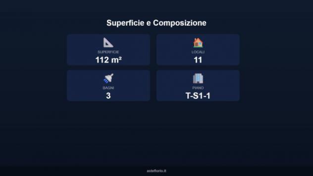 Immobile in asta di 112 m² con più di 5 locali in vendita a Bari - Foto 2