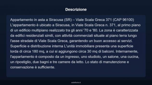 Immobile in asta di 188 m² in vendita a Siracusa - Foto 4