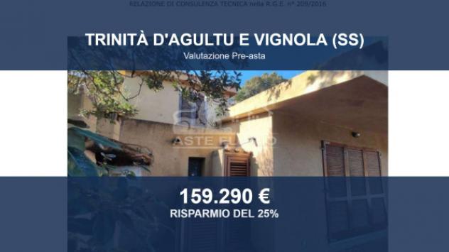Immobile in asta di 107 m² in vendita a Trinità d'Agultu e Vignola