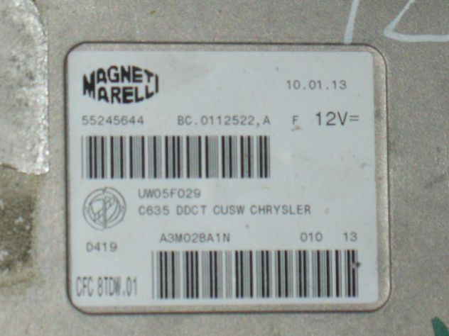 55245644 ECU CAMBIO FIAT 500 ALFA GIULIETTA 1.4 55245644 CFC8TDF.01 - Foto 2