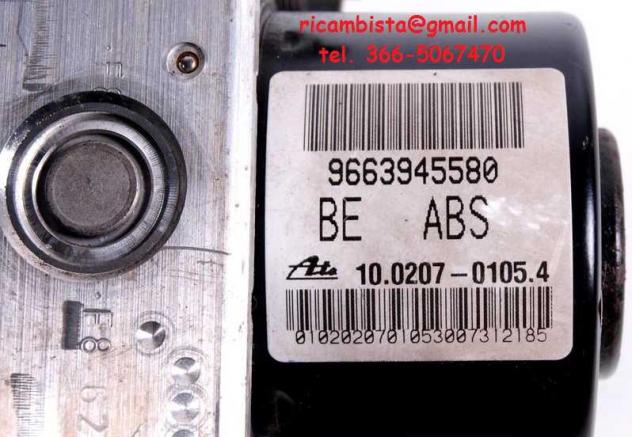 9663945580 10020701054 10097011463 Peugeot 207 ABS