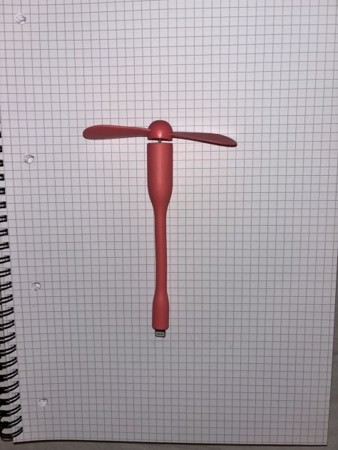 MINI VENTILATORE PORTATILE NUOVO PER IPHONE CON ATTACCO LIGHTNING,SENZA DIFETTI - Foto 2