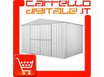 Box in Acciaio Zincato Casetta da Giardino in Lamiera 3.60 x 1.75 m x h2.12 &hellip;