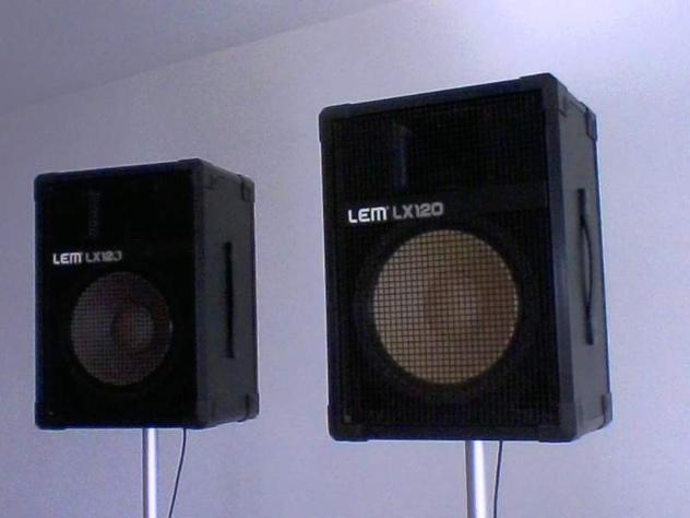 Coppia (due) casse Lem 300 Watt +coppia (due) supporti + coppia (due) cavi 10 mt - Foto 4