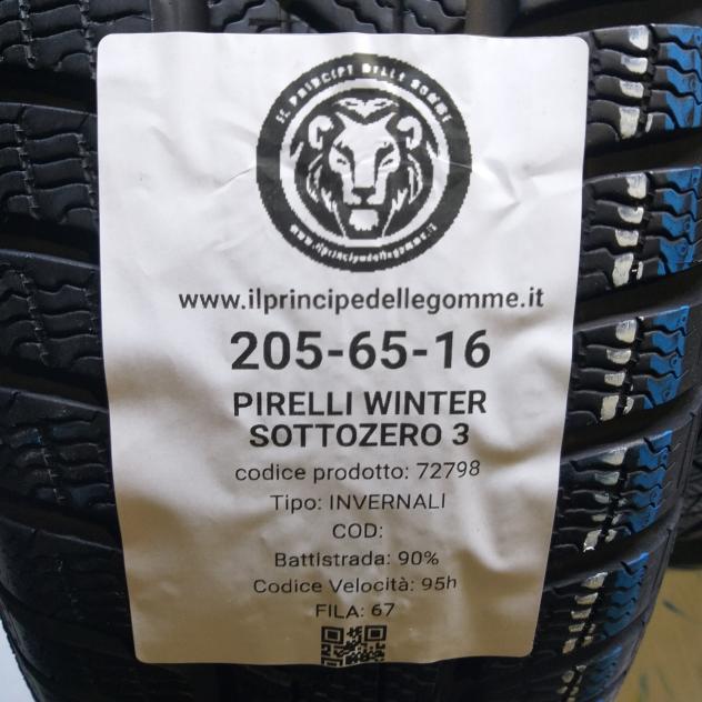 4 GOMME 205 65 16 PIRELLI A72798 - Foto 2
