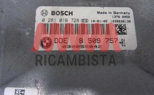 0281016728 BMW F02 3.0 centralina motore Bosch - Foto 2