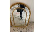 SPECCHIO DOPPIA CORNICE LEGNO DORATO nuovo,