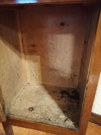 Comodino Colonnetta Primi Del 900 Novecento Con Marmo - Foto 5