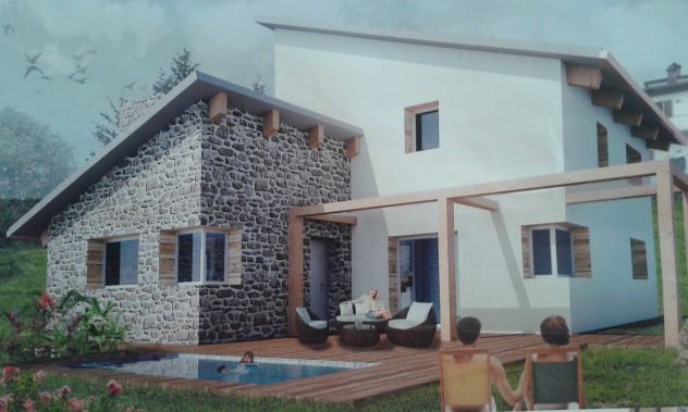Bibbiena località Soci villa a schiera  collina mq. 100
