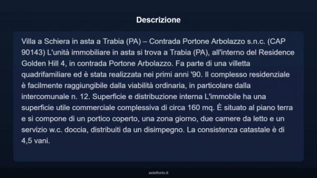 Immobile in asta di 160 m² in vendita a Trabia - Foto 3
