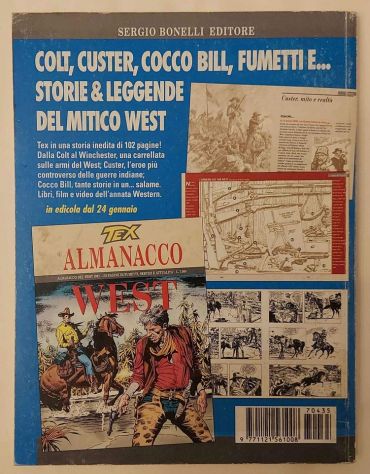 TEX N°435 IL PREZZO DELLA VITTORIA ED.SERGIO BONELLI, GENNAIO 1997 - Foto 2