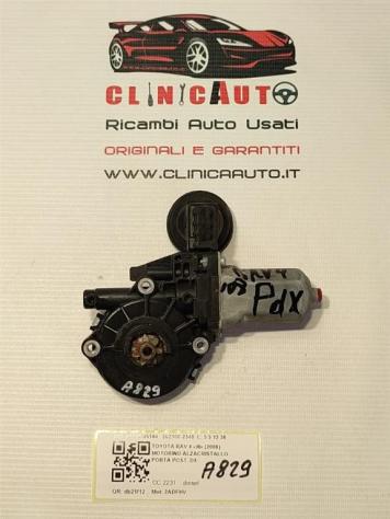 MOTORINO ALZAVETRO POSTERIORE DESTRA TOYOTA Rav4 4° Serie 85720-35140 262100-2340 (0509) - Foto 3
