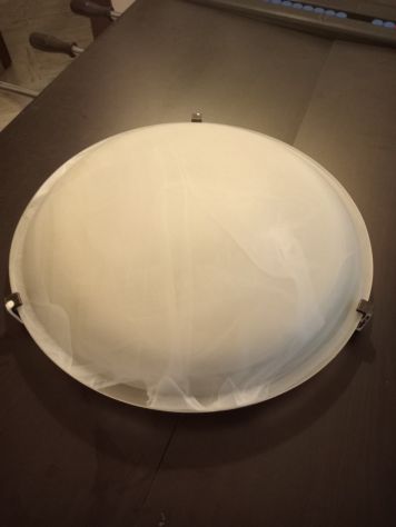 LOTTO LAMPADARI DA PARETE E A SOSPENSIONE IN VETRO  - BELLISSIMI -Abat jour - Foto 5