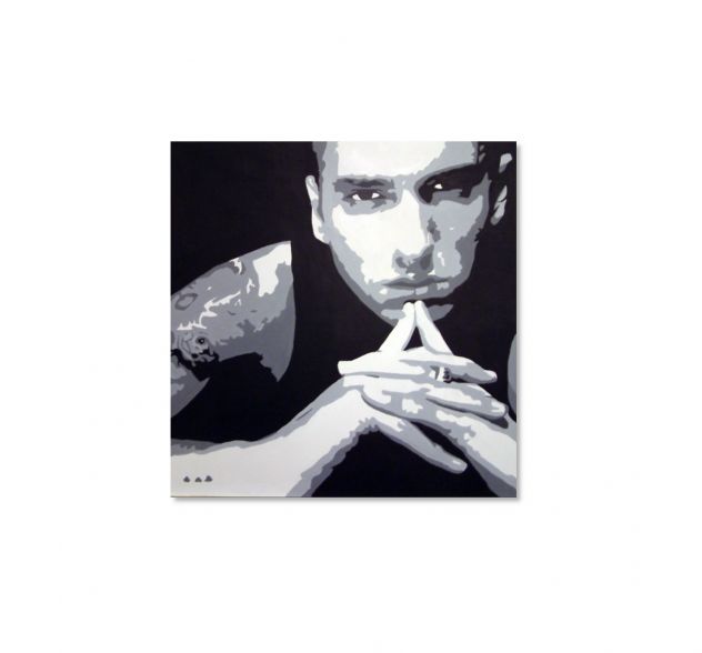 Quadro Pop Art dipinto a mano EMINEM - Foto 2