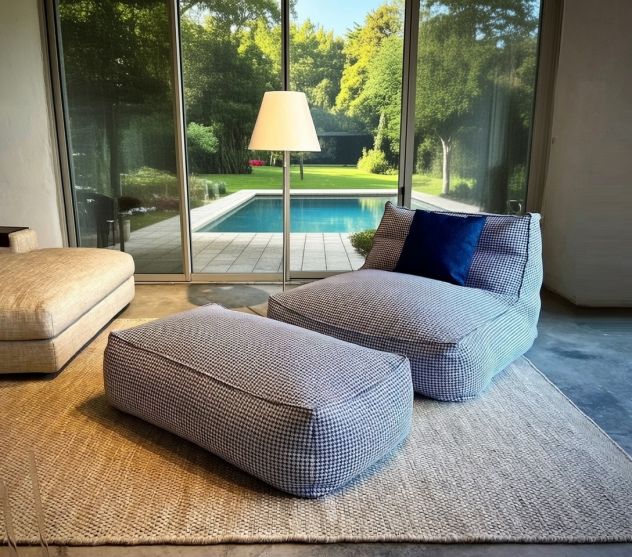 poltrona e pouf ZOE large VERZELLONI, divano Nuvola Gervasoni - Foto 5