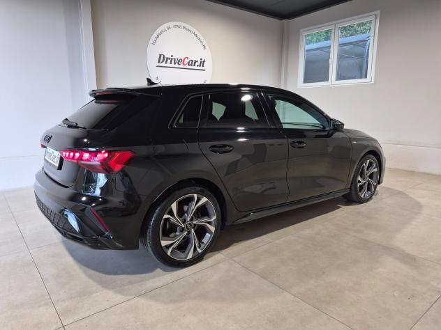 Audi A3 SPB 1.5 TFSI/MHEV S LINE 150CV S-TRONIC LED NAVI APPLE CAR PLAY/ANDROID AUTO C.18 RETROCAMERA ACC SEDILI ELETTRICI RISC. - Foto 8