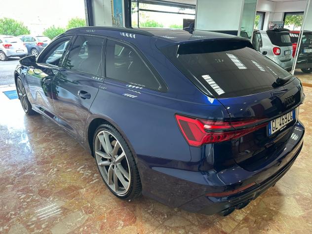 AUDI S6 3.0 TDI SW S-LINE BLU NOTTE MET PELLE E ALCANTARA NERA C.L.21" FARI MATRIX TAGLIANDI AUDI FATTURABILE IVA ESPOSTA - Foto 5