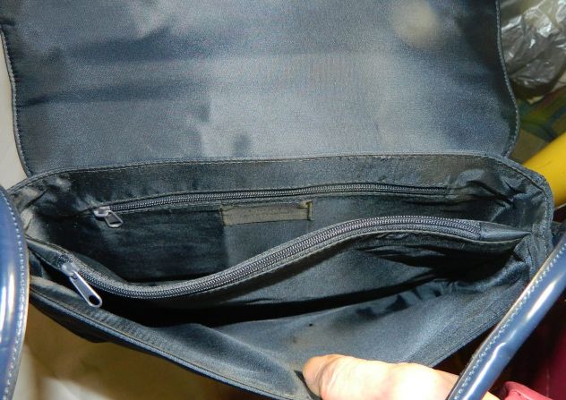 Borsa a tracolla Laura Biagiotti blu - Foto 6