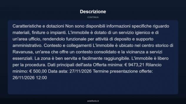 Immobile in asta di 20 m² in vendita a Ravanusa - Foto 4