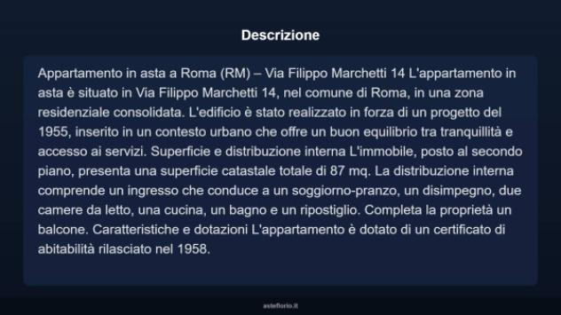Immobile in asta di 87 m² in vendita a Roma - Foto 4