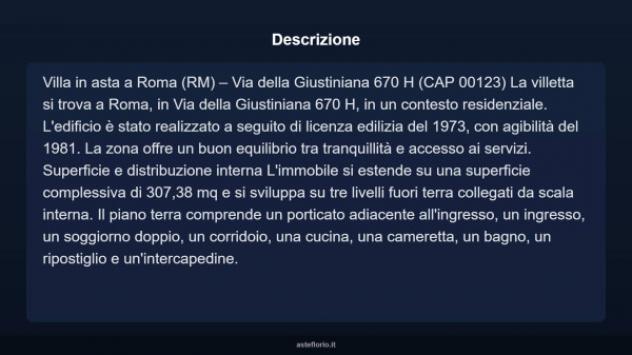 Immobile in asta di 307 m² con più di 5 locali in vendita a Roma - Foto 3