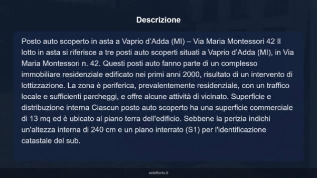 Immobile in asta di 13 m² in vendita a Vaprio d'Adda - Foto 6