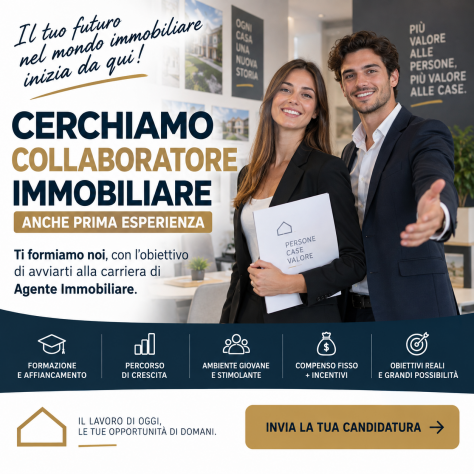 COLLABORATORE IMMOBILIARE – ANCHE PRIMA ESPERIENZA