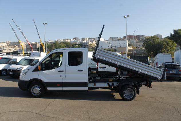 Ford Transit 350 2.0TDCi 170CV DOPPIA CABINA CASSONE RIBALTABILE MOTORE NUOVO - Foto 2