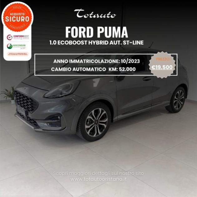 FORD Puma 1.0 EcoBoost Hybrid 125 CV S&S aut. ST-Line rif. 24134146