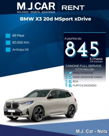BMW X3 xDrive 20d Msport rif. 23900043