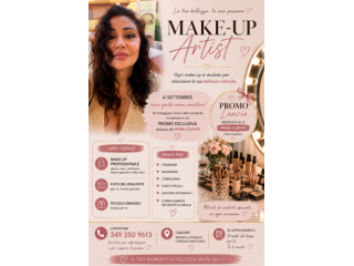Massaggi - benessere Cagliari - servizio di Make-up professionale Tel:3493509613