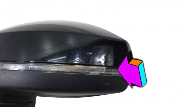 SPECCHIETTO RETROVISORE SINISTRO AUDI A3 Sportback Serie (8VA) 8V1857409D (1218) - Foto 9