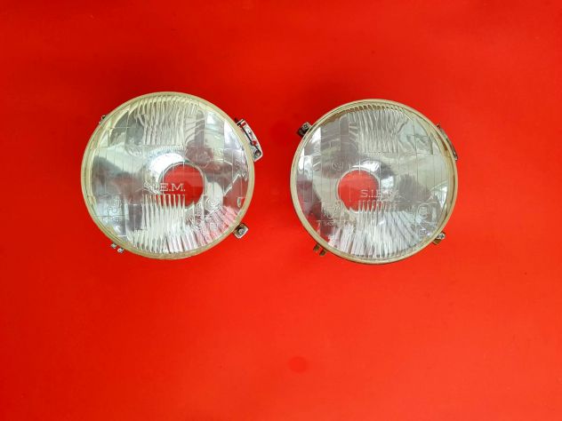 Faro interno Abbagliante Fiat 1300 1500 850 T 625 Siem coppia nuovi - Foto 2