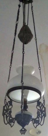 LAMPADARIO IN FERRO BATTUTO - Foto 3