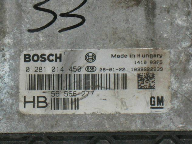 0281014450 ECU OPEL SAAB 1.9 0281014450 0 281 014 450 EDC16C39 55566277 - Foto 2