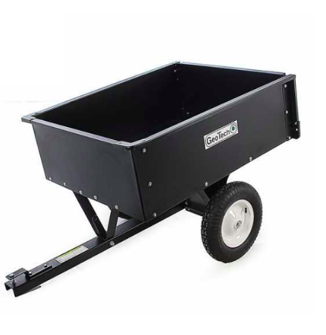 Carrello ribaltabile per trattorino in metallo - Cassone cm97x76x33h