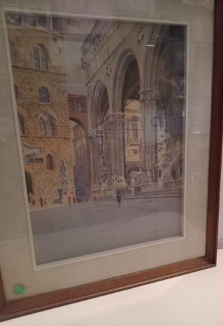 QUADRO CON CORNICE DI ANTIQUARIATO FIRMATO - Foto 5